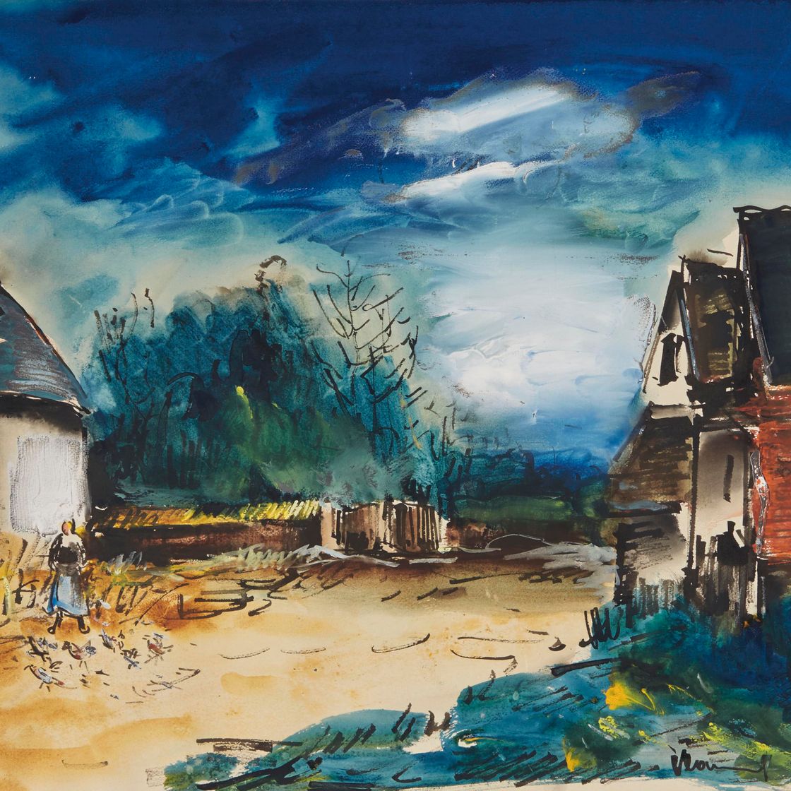 Maurice de Vlaminck — Маршрут из деревни на ферму
