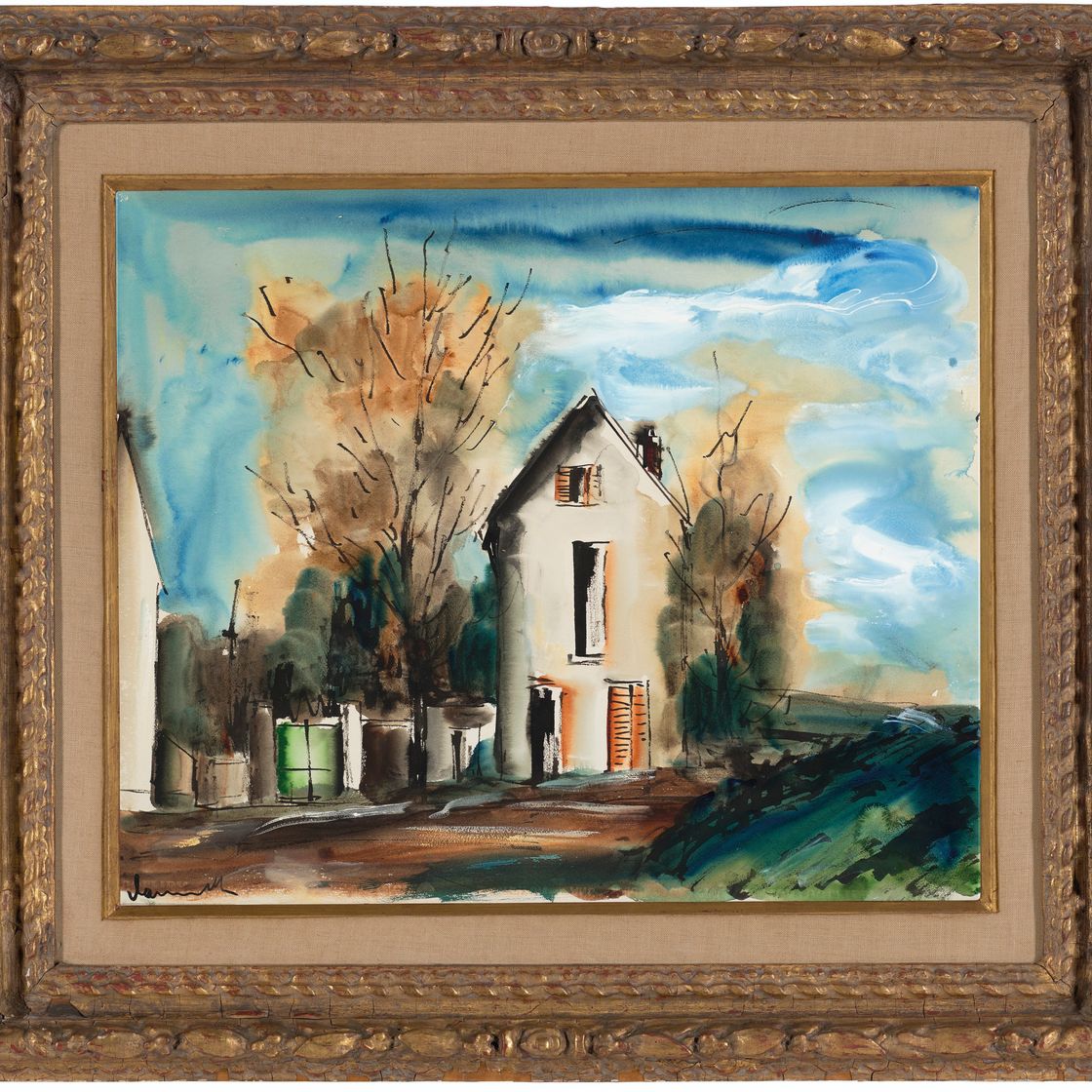 Maurice de Vlaminck — Деревенская сцена, изображение 2