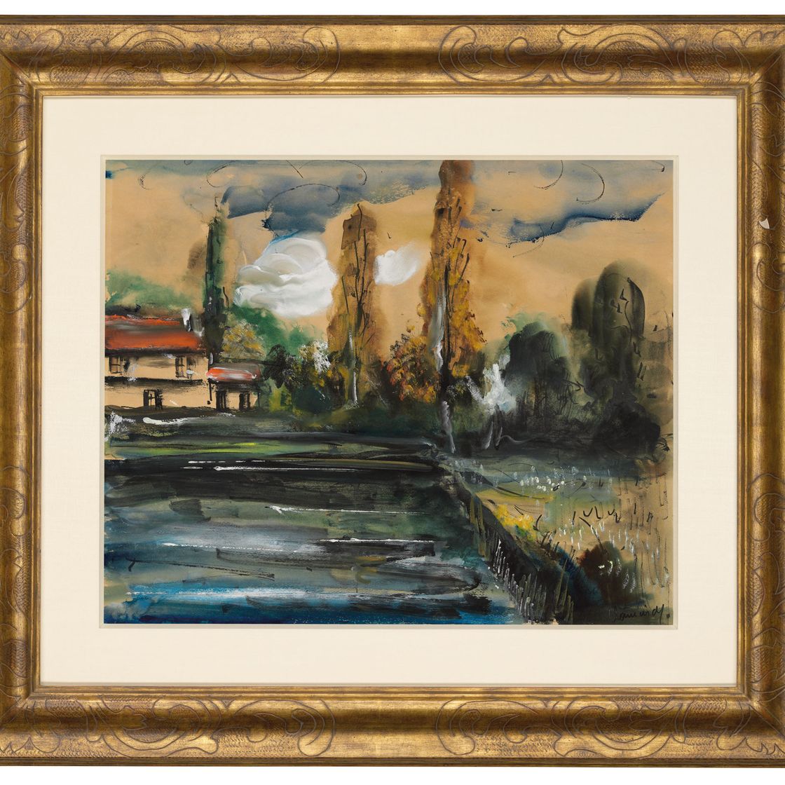 Maurice de Vlaminck — Деревня на границе двух стран, изображение 2