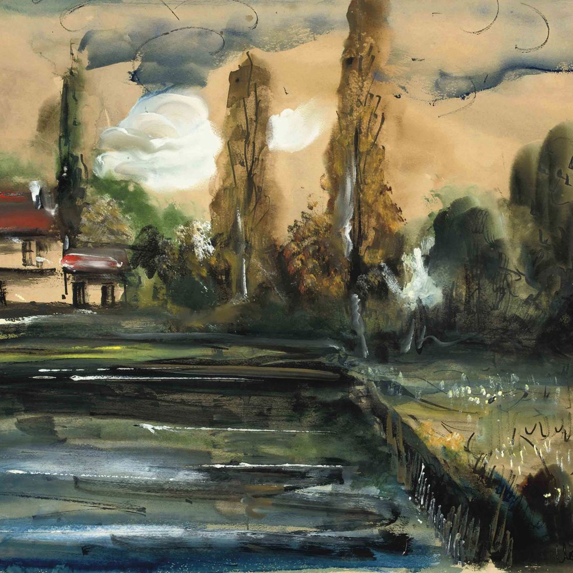 Maurice de Vlaminck — Деревня на границе двух стран