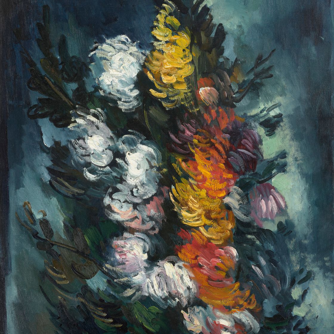 Maurice de Vlaminck — Жете из хризантем, изображение 1
