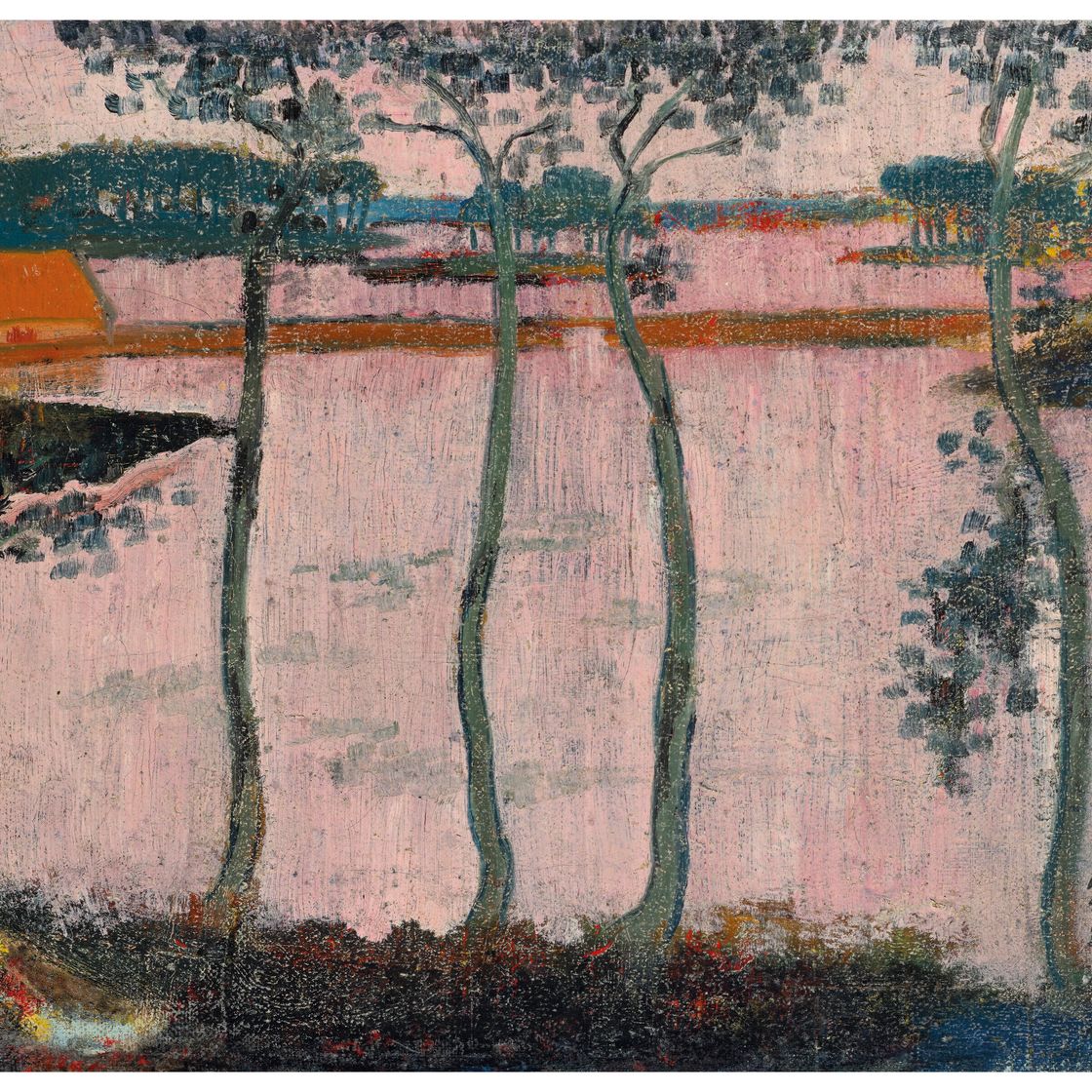 Maurice Denis — Красный остров Ла-Диг в Локтюди, изображение 1