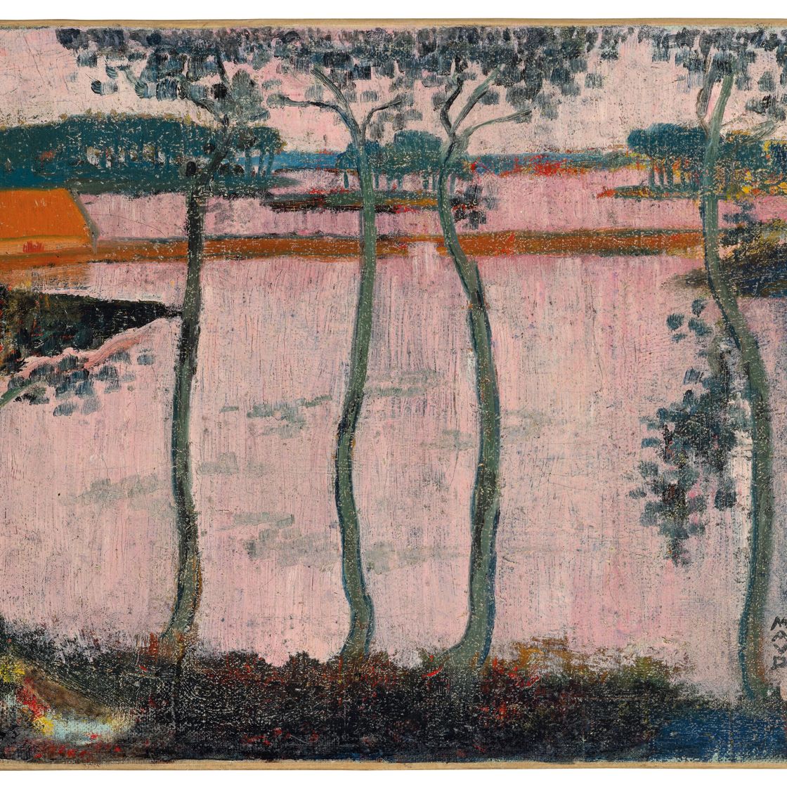 Maurice Denis — Красный остров Ла-Диг в Локтюди, изображение 2