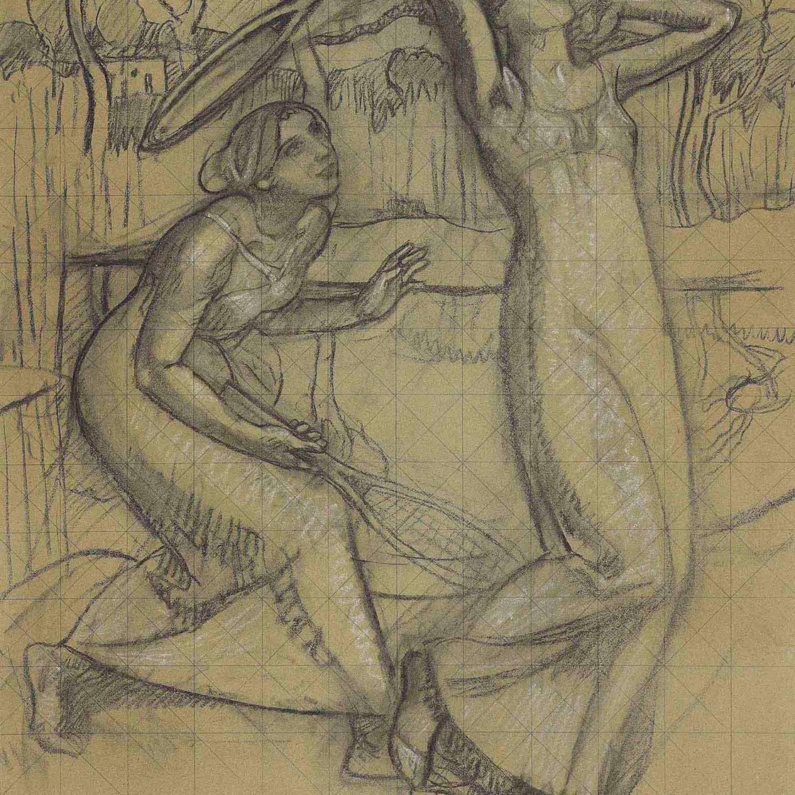 Maurice Denis — Теннис I, мизансцена для декорации "Навсикаи"