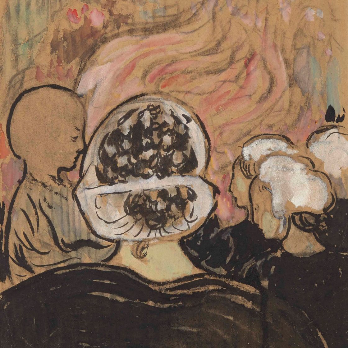 Maurice Denis — Бретонцы в стиле Кларте, бретонцы, сохраняющие чувство радости от Кларте