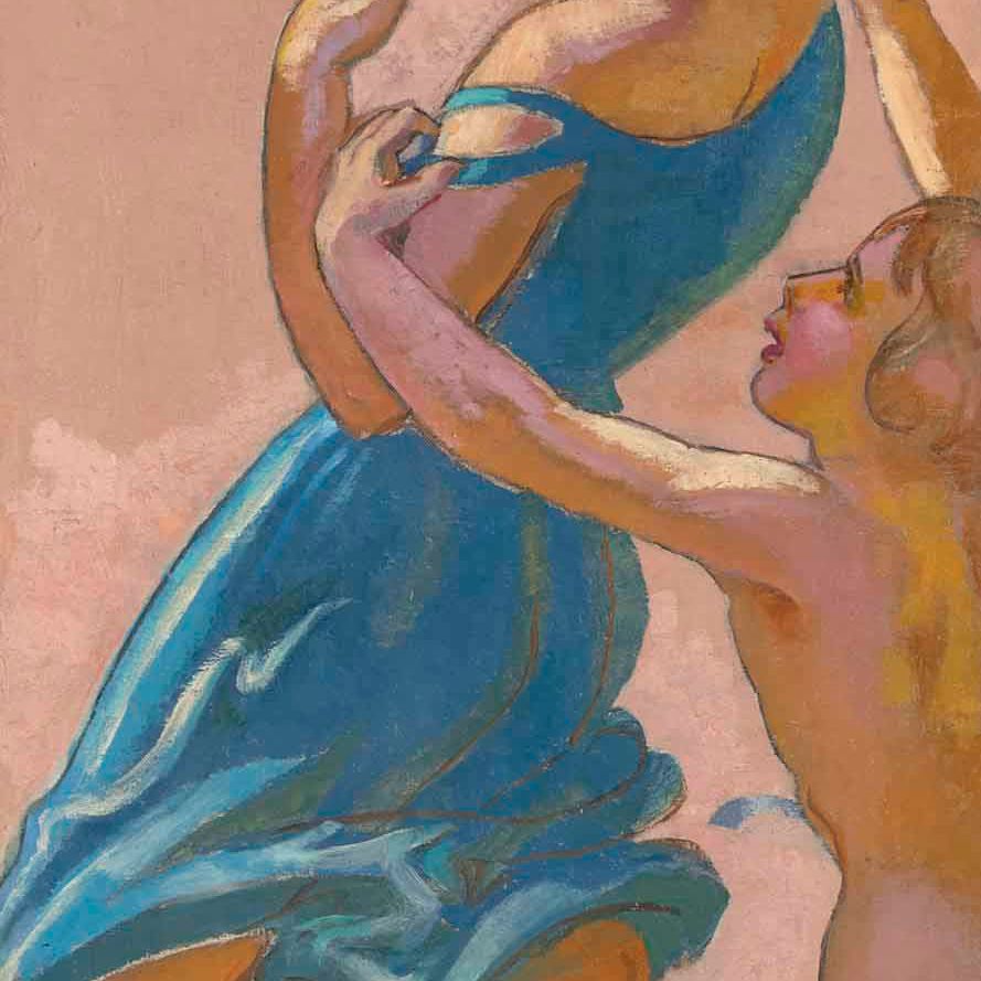 Maurice Denis — Любовь к Навсикае: женщина а-ля граппе