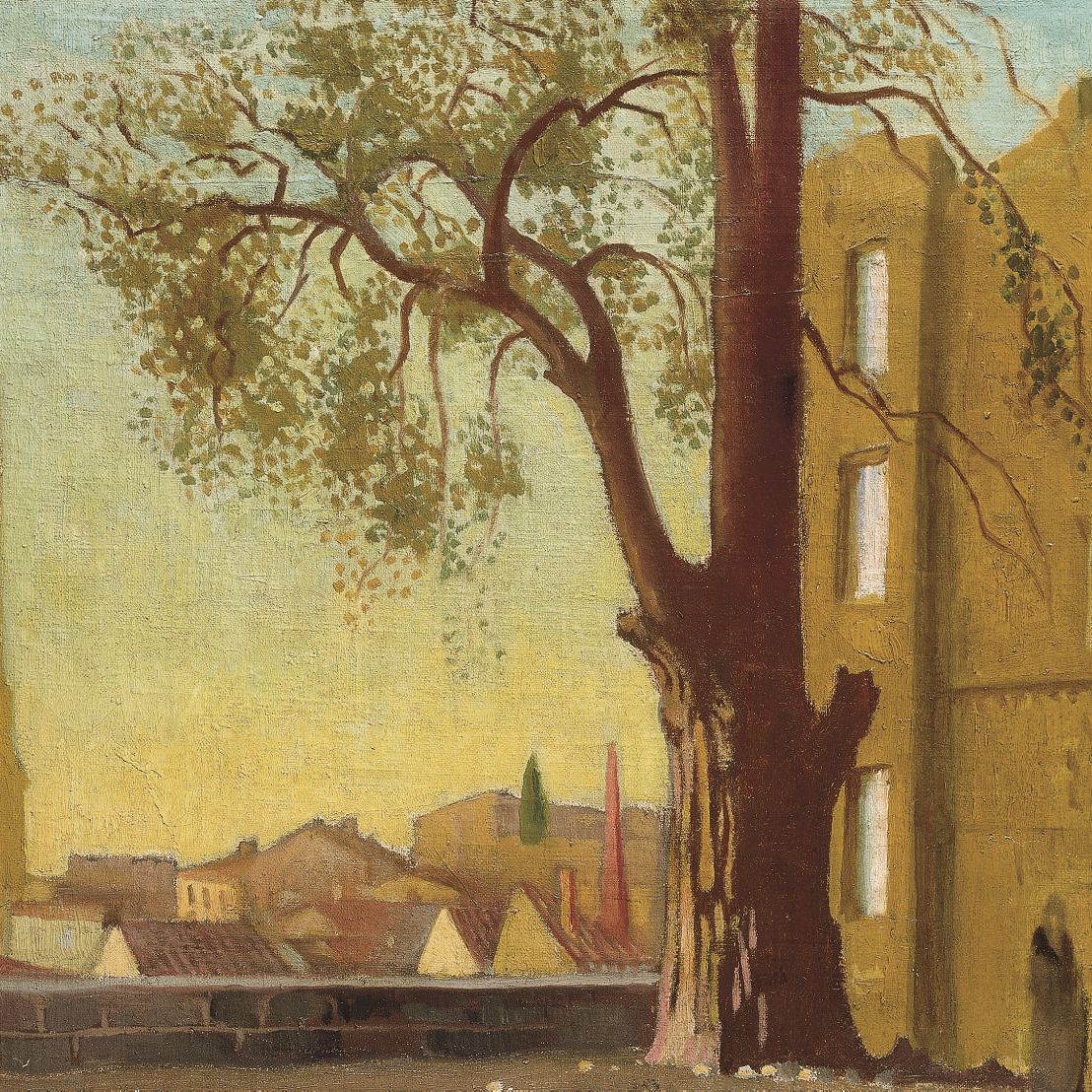 Maurice Denis — Аваллон, площадь перед большим садом