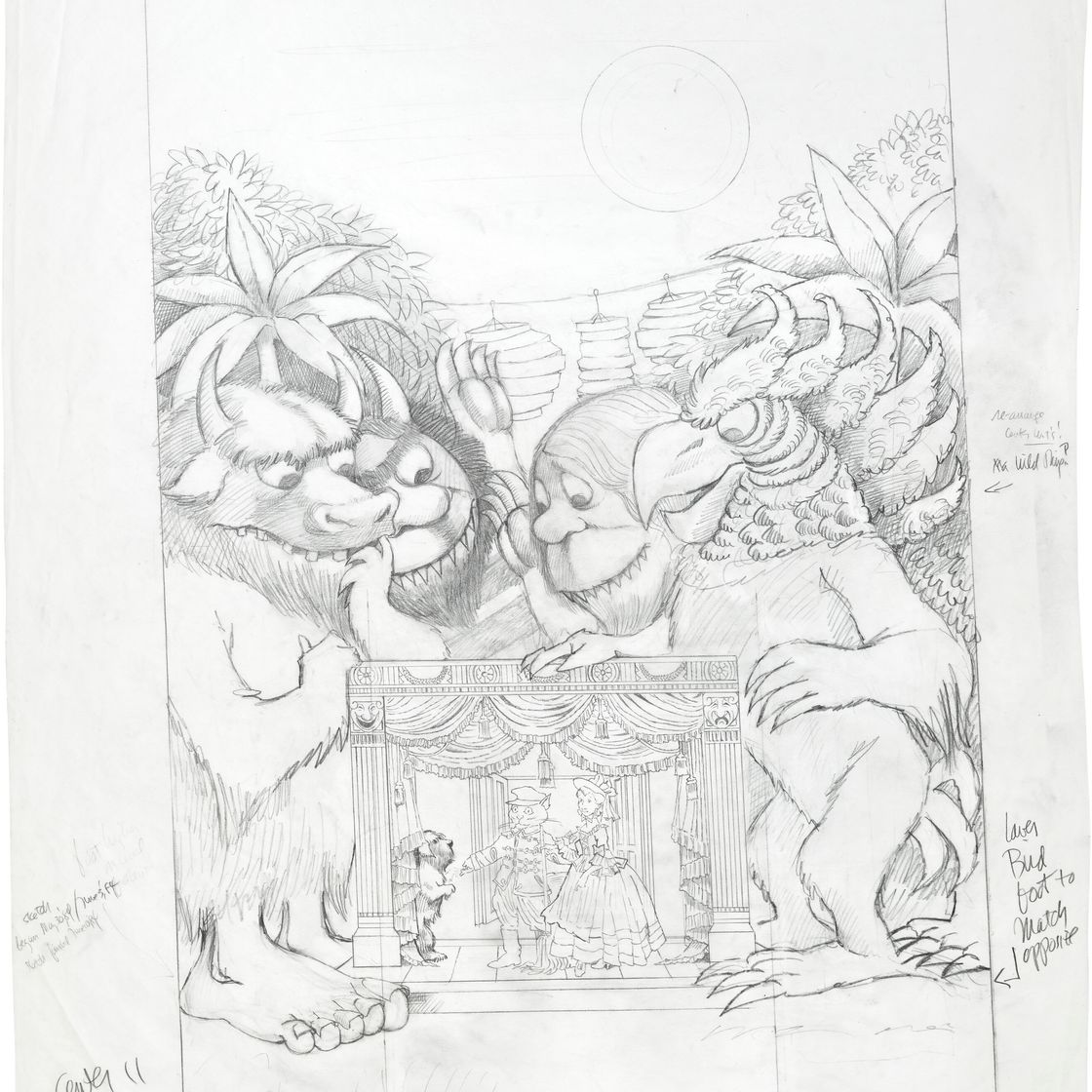 Maurice Sendak — Where the Wild Things Are и Higglety Pigglety Pop! , дизайн плаката Глайндборна