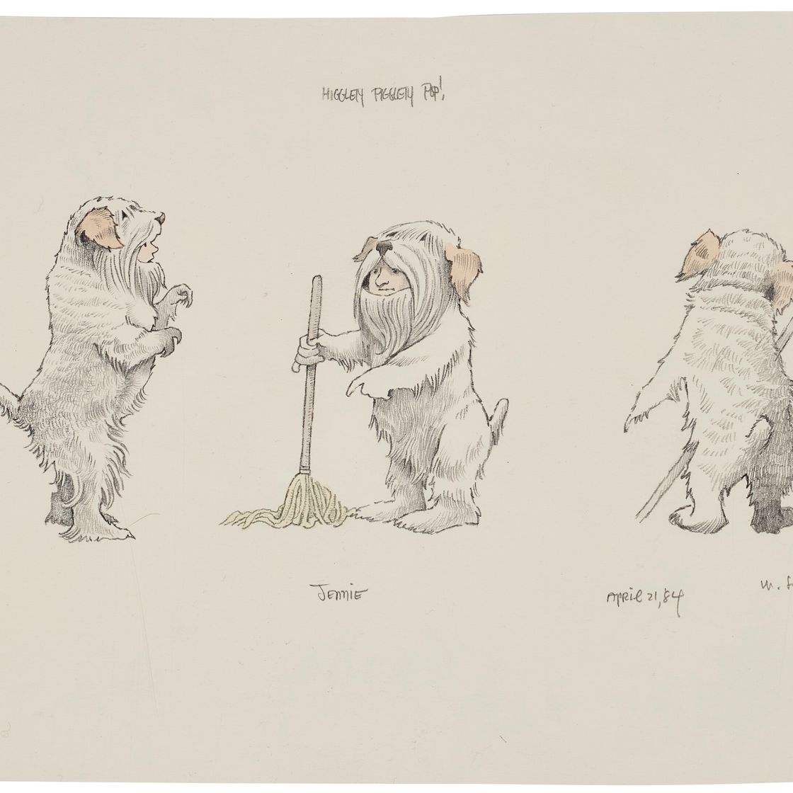 Maurice Sendak — Хигглети Пигглети Поп! , дизайн костюмов Дженни