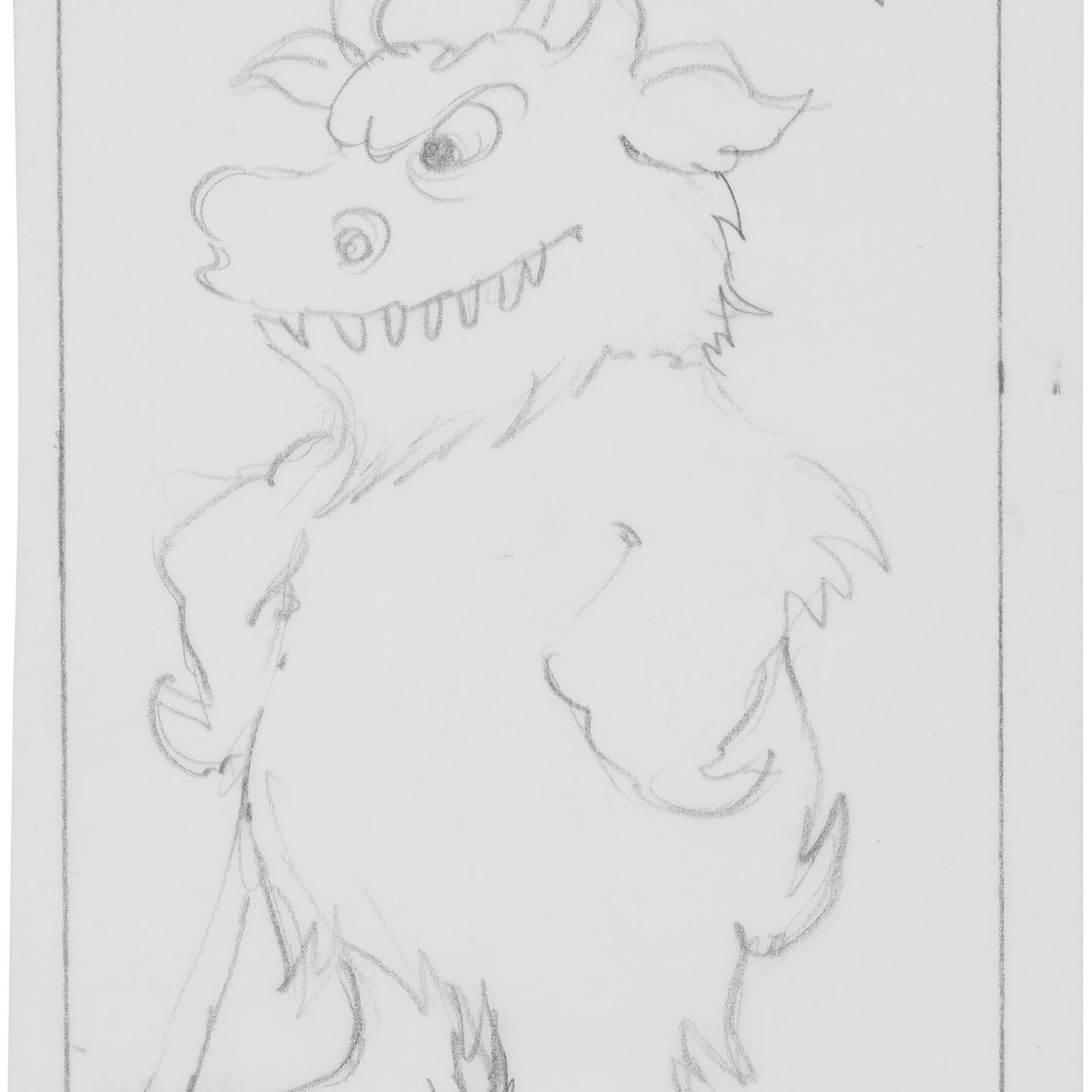 Maurice Sendak — Открытка на день рождения от Wild Thing для Джона Райдера