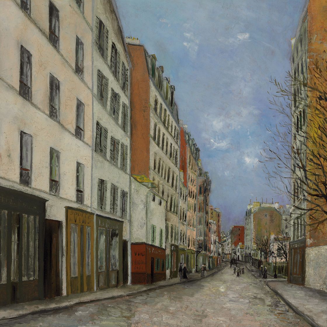 Maurice Utrillo — Улица Маркаде на Монмартре