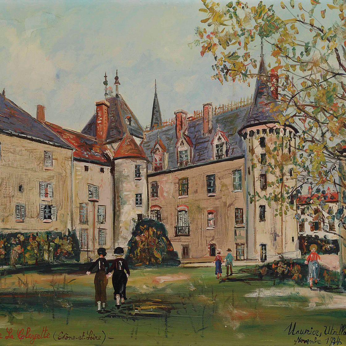Maurice Utrillo — Замок Клайетт (Сона и Луара)