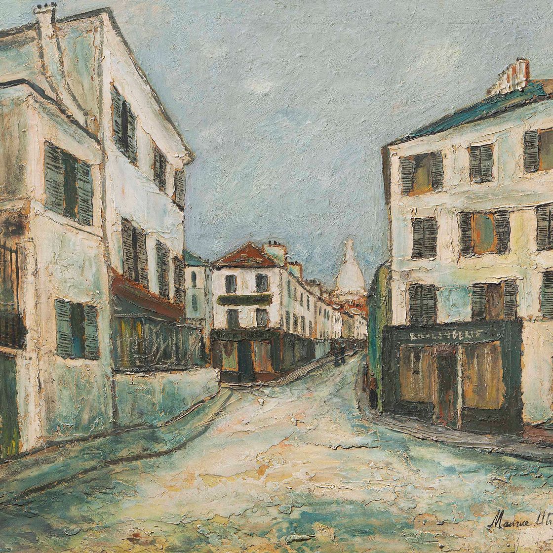 Maurice Utrillo — Улица Норвинов на Монмартре
