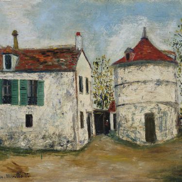 Maurice Utrillo — Старинное поместье Габриэль д'Эстре-а-Безон (Валь-д'Уаз)