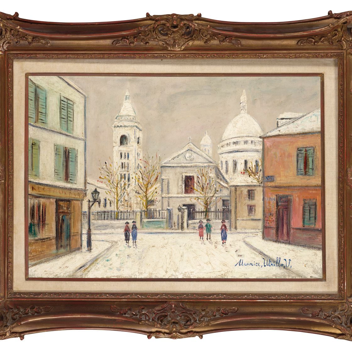 Maurice Utrillo — Площадь Тертр, совсем рядом, изображение 2
