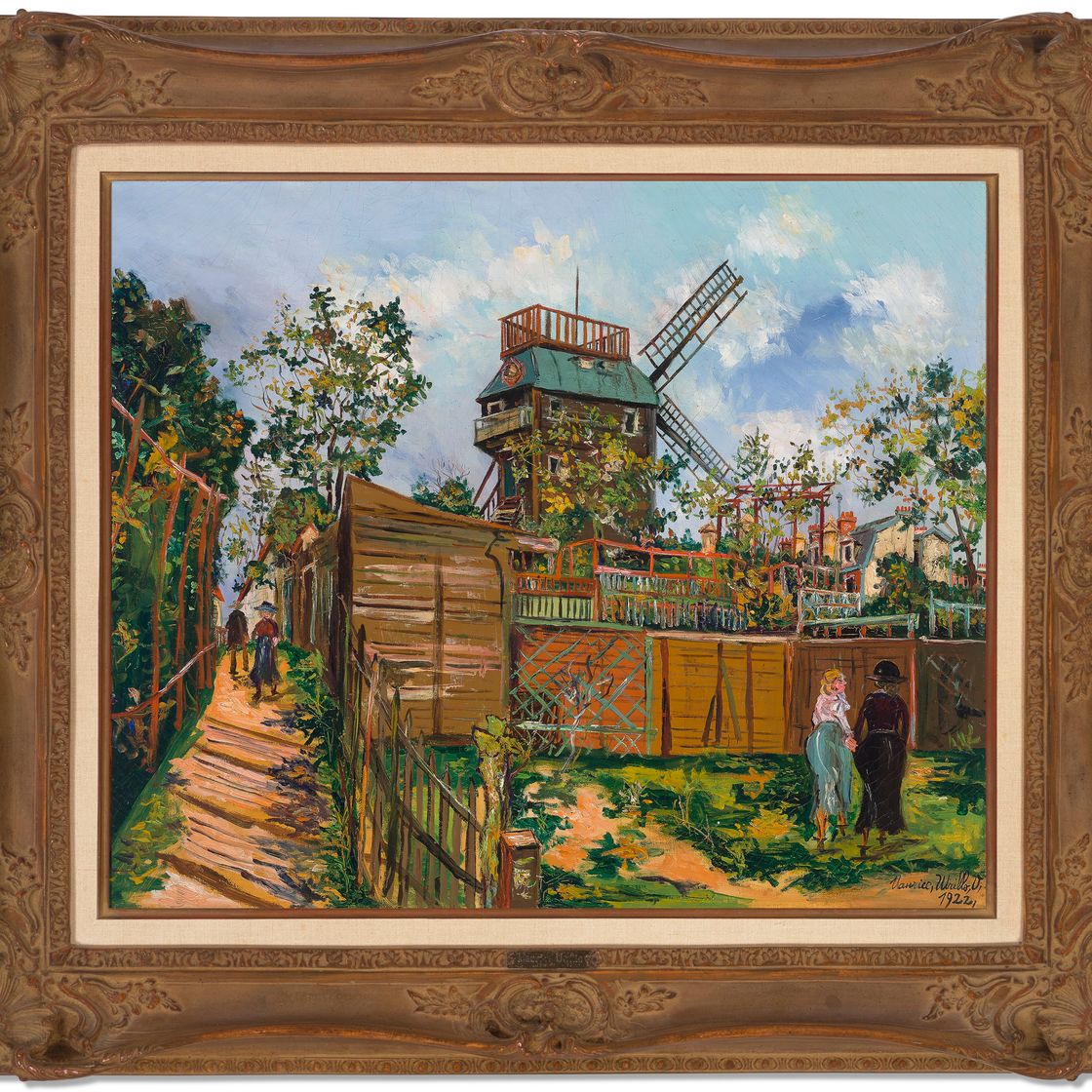 Maurice Utrillo — Мулен-де-ла-Галетт, Монмартр, изображение 2