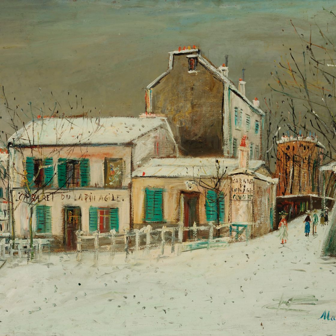 Maurice Utrillo — Лапен-су-ля-сосед, Монмартр