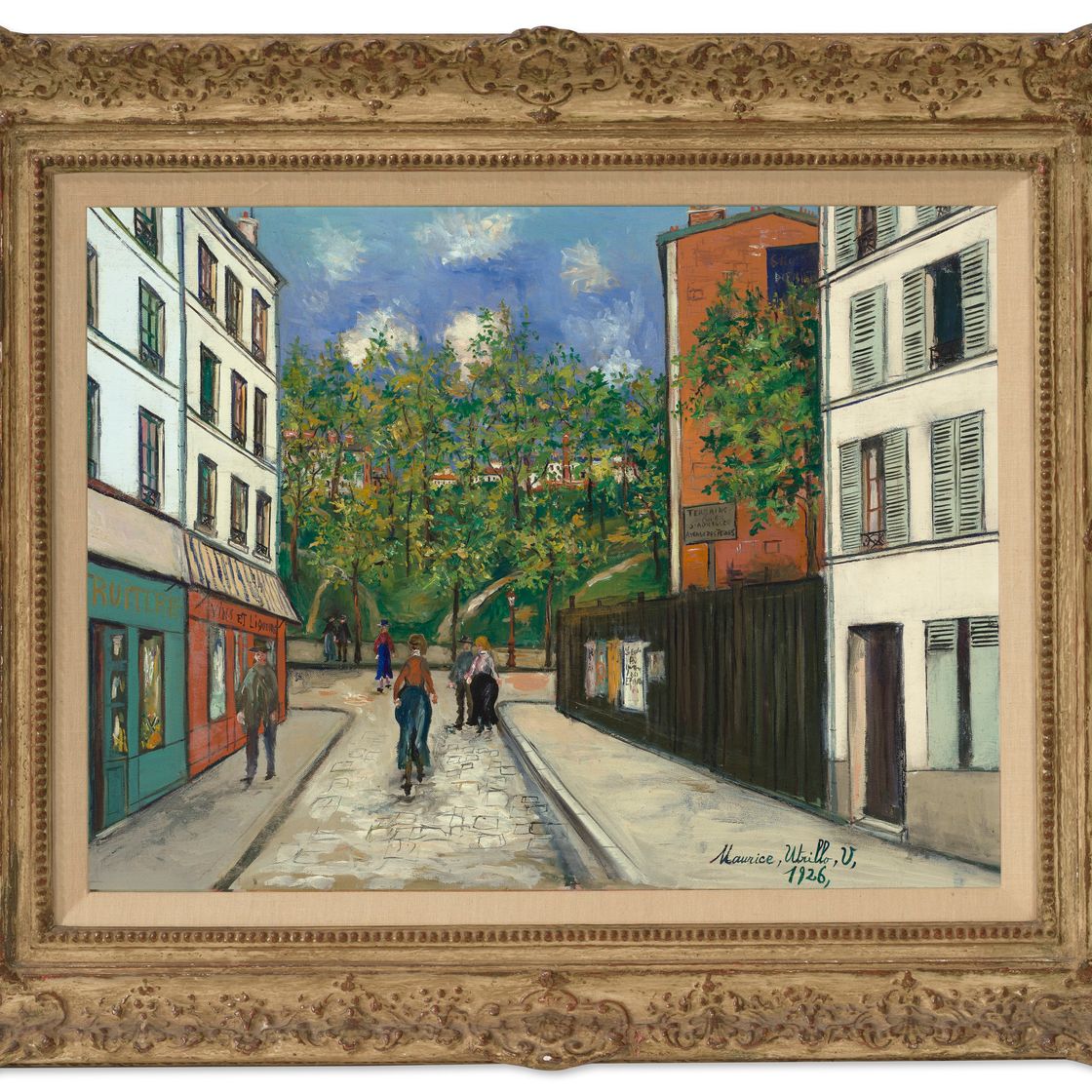 Maurice Utrillo — Улица Парижа и фортификационных сооружений, изображение 2