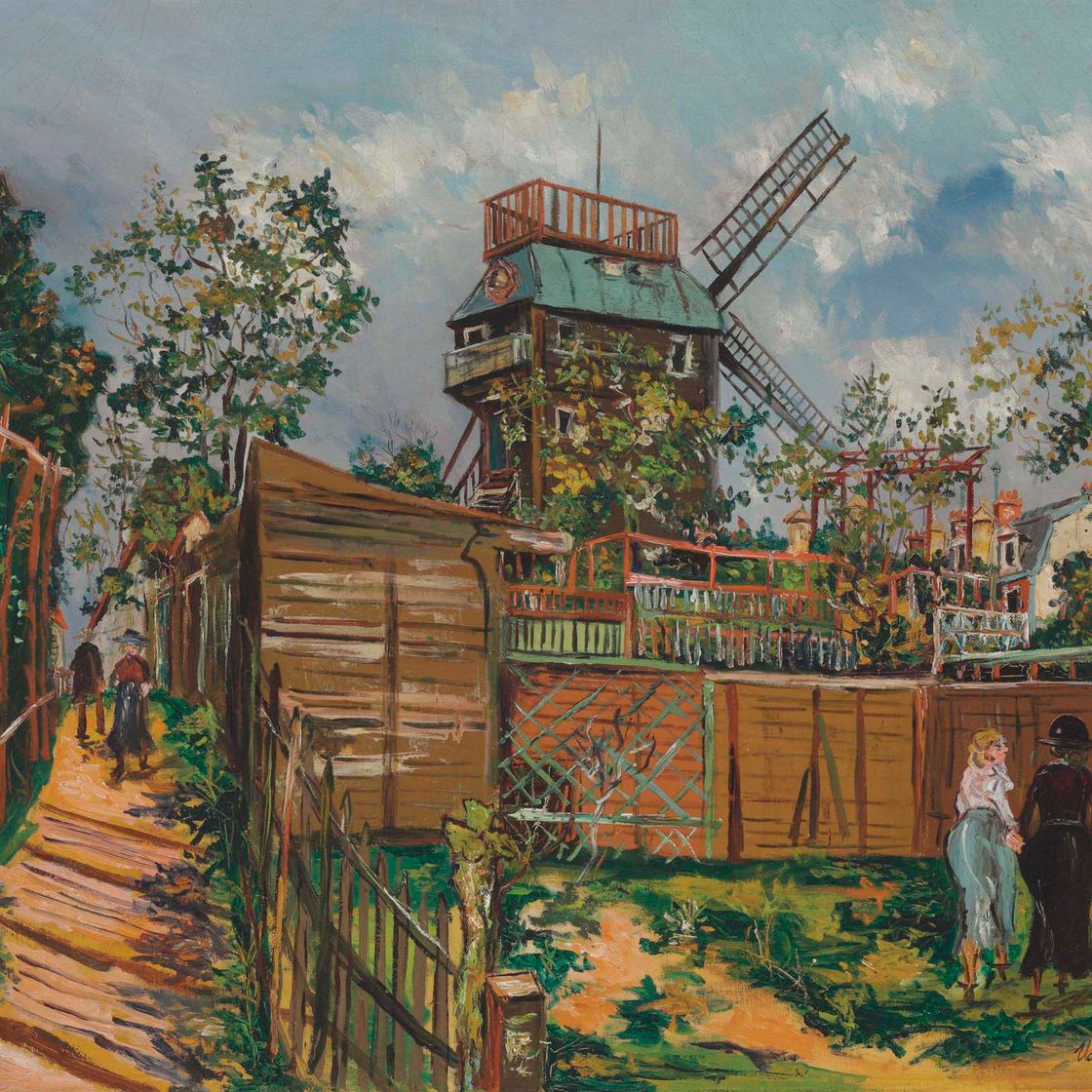 Maurice Utrillo — Мулен-де-ла-Галетт, Монмартр