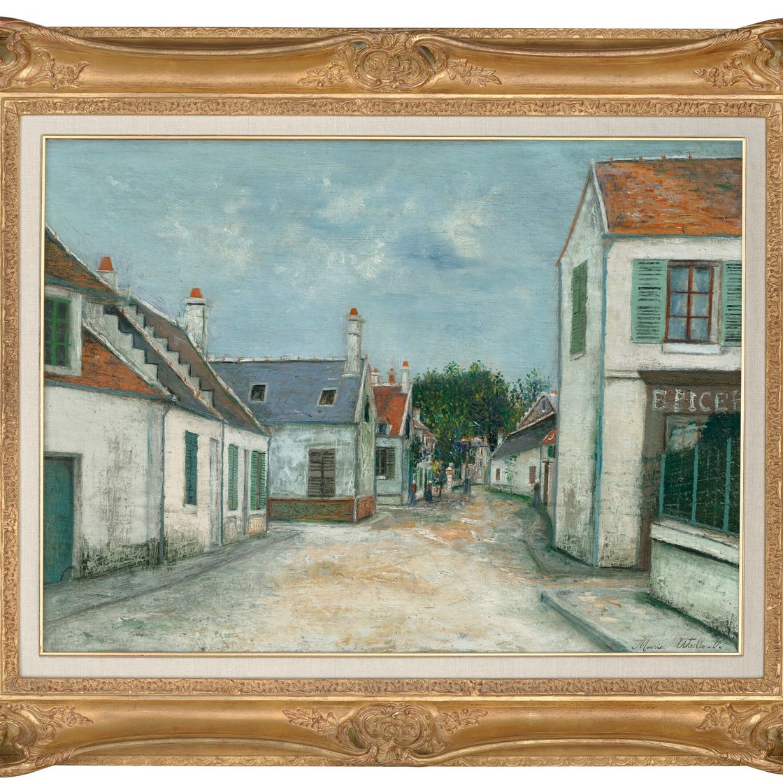 Maurice Utrillo — Улица Компьень (Уаза), изображение 2