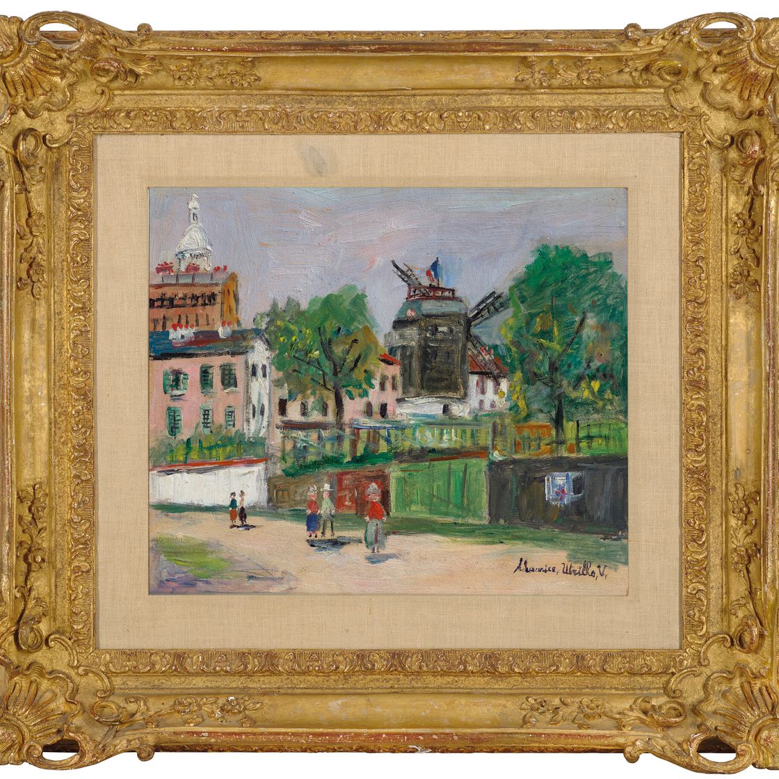 Maurice Utrillo — Мулен-де-ла-Галетт на Монмартре, изображение 2