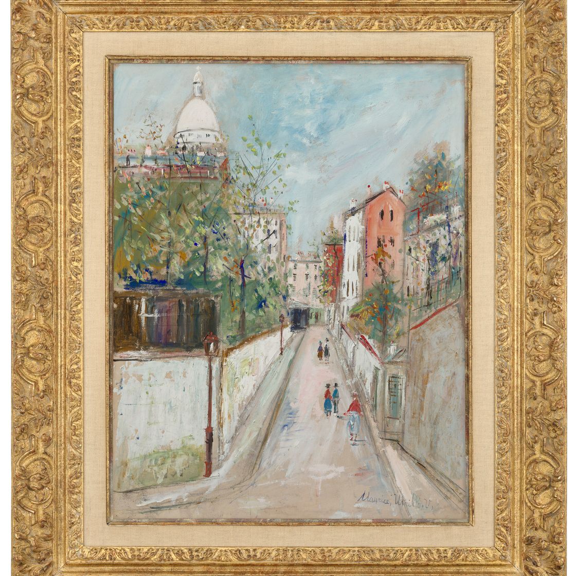 Maurice Utrillo — Улица Норвин на Монмартре, изображение 2