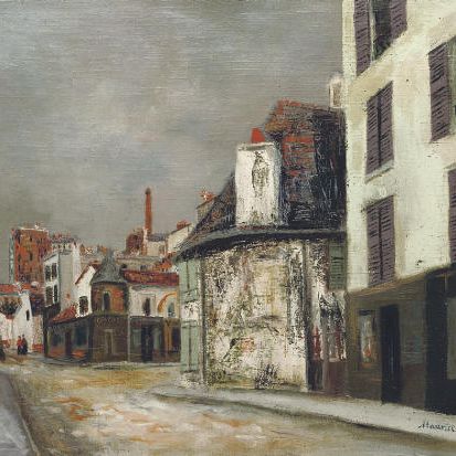 Maurice Utrillo — Улица Мон-Сени
