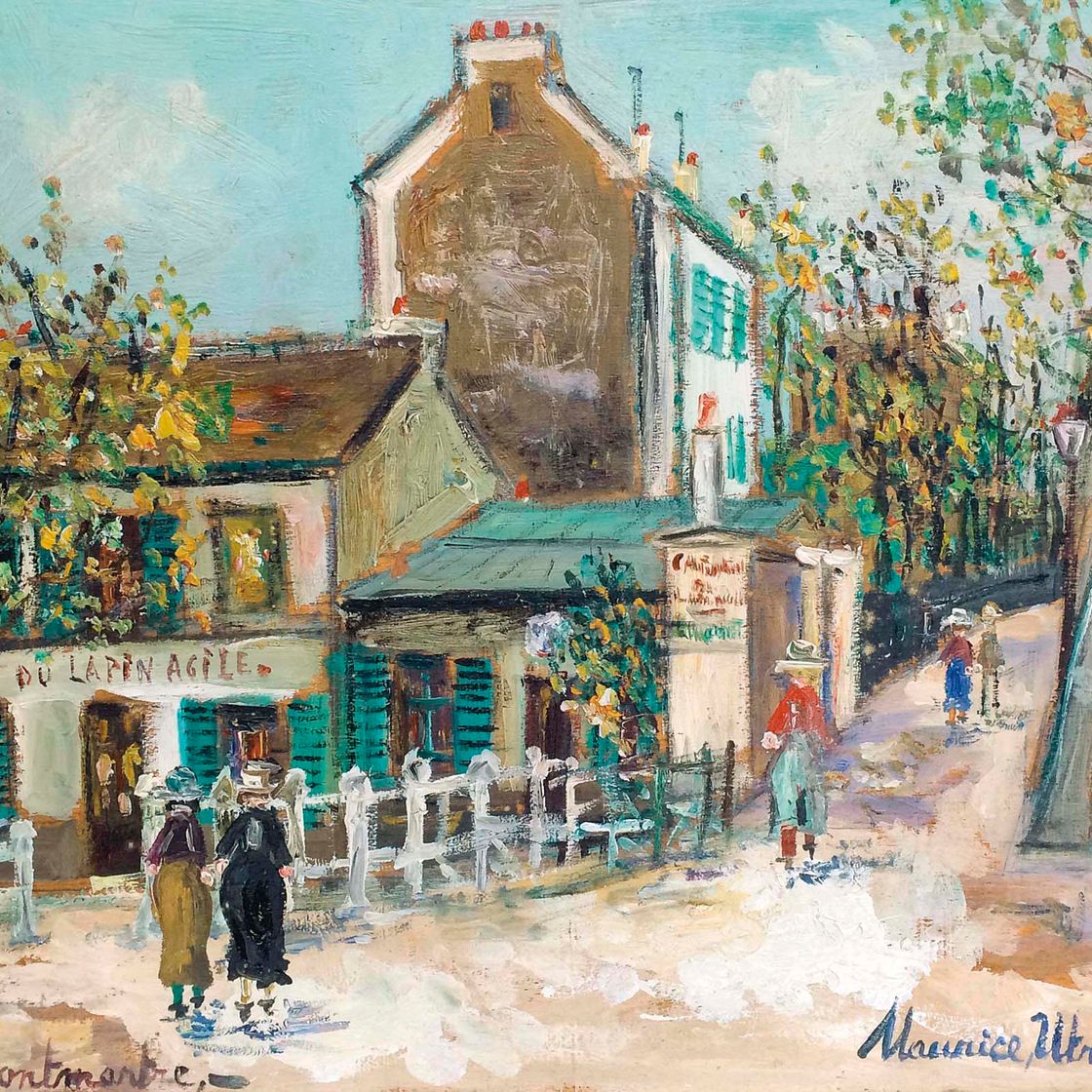 Maurice Utrillo — Лапен-Эйджил, улица Сен-Венсан, Монмартр