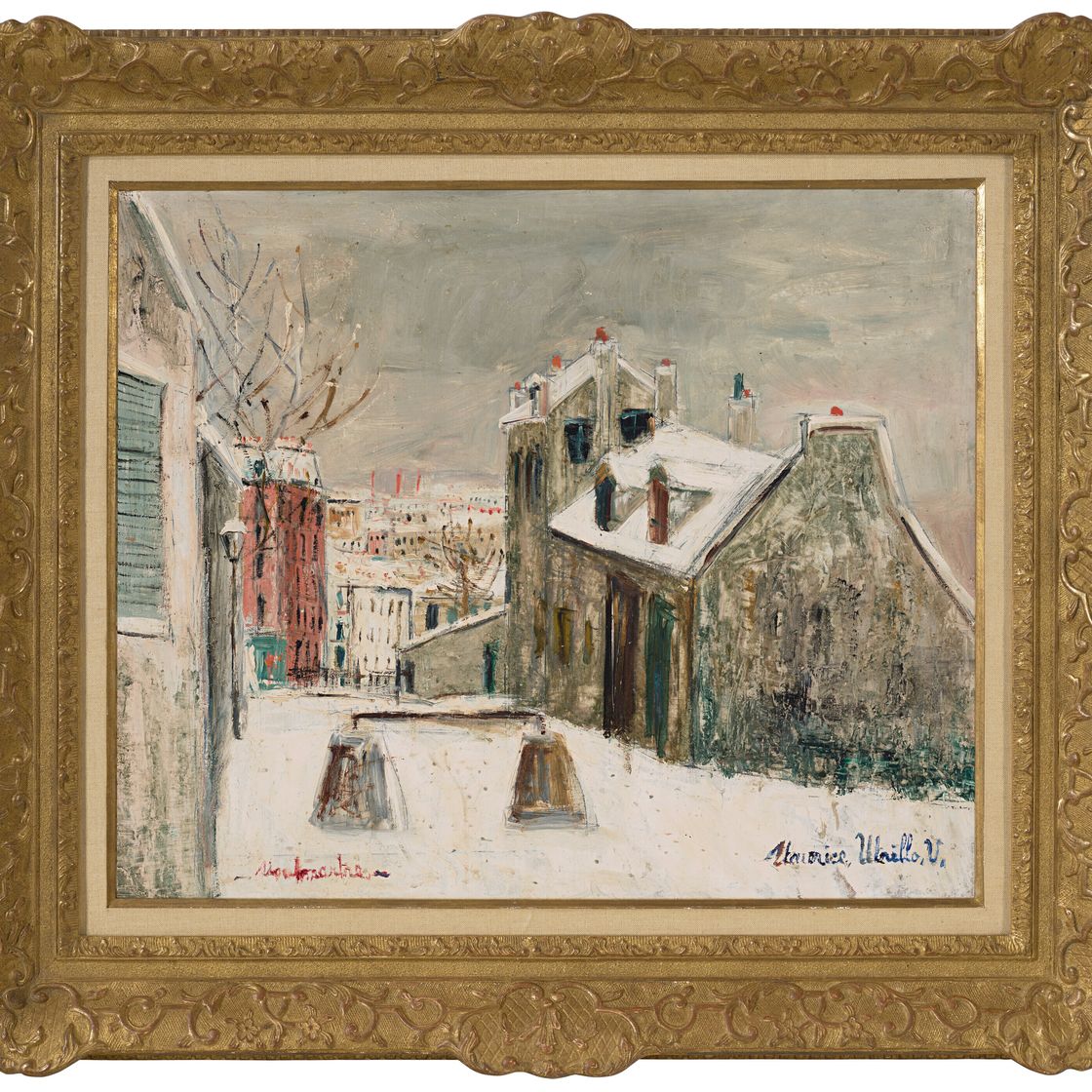 Maurice Utrillo — Дом Мими Пинсон совсем рядом, изображение 2
