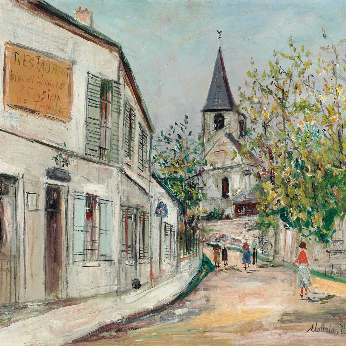 Maurice Utrillo — Эглиз де Во-де-Серне