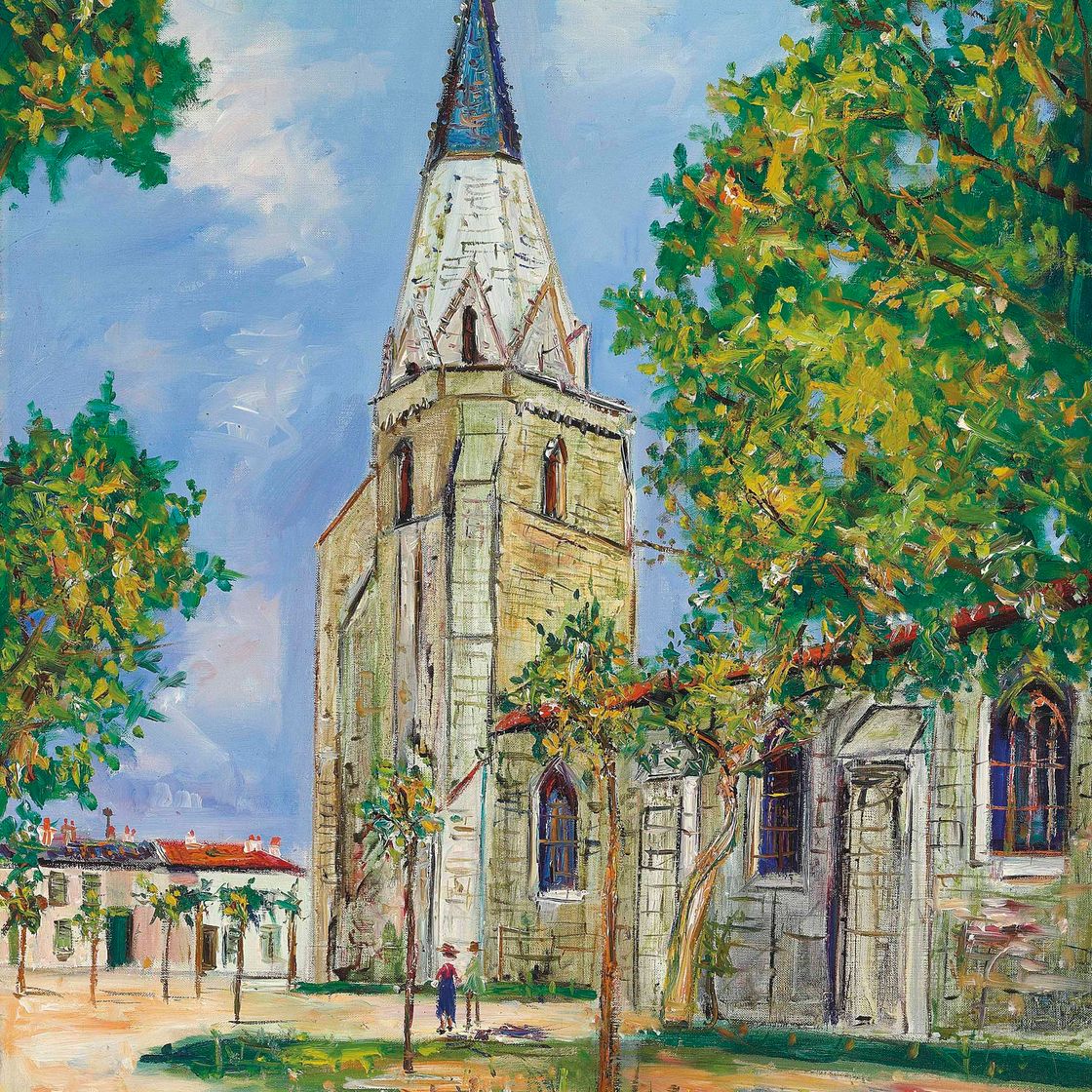 Maurice Utrillo — Эглиз Сент-Мари, Иль де Ре (Нижняя Шаранта)