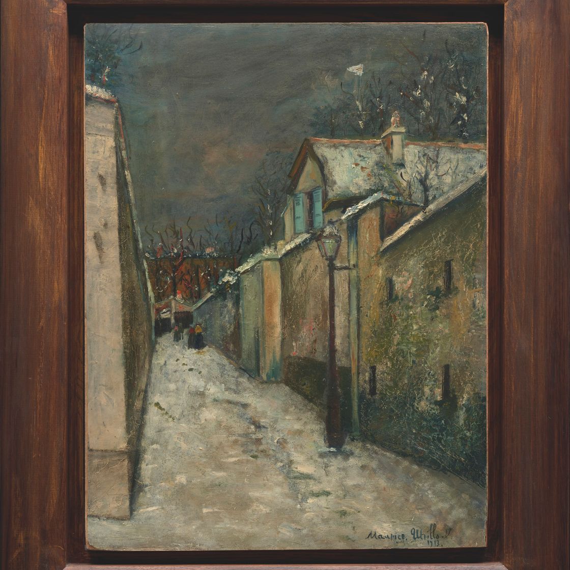 Maurice Utrillo — Улица Сен-Венсан-су-ла-неж, Монмартр, изображение 3