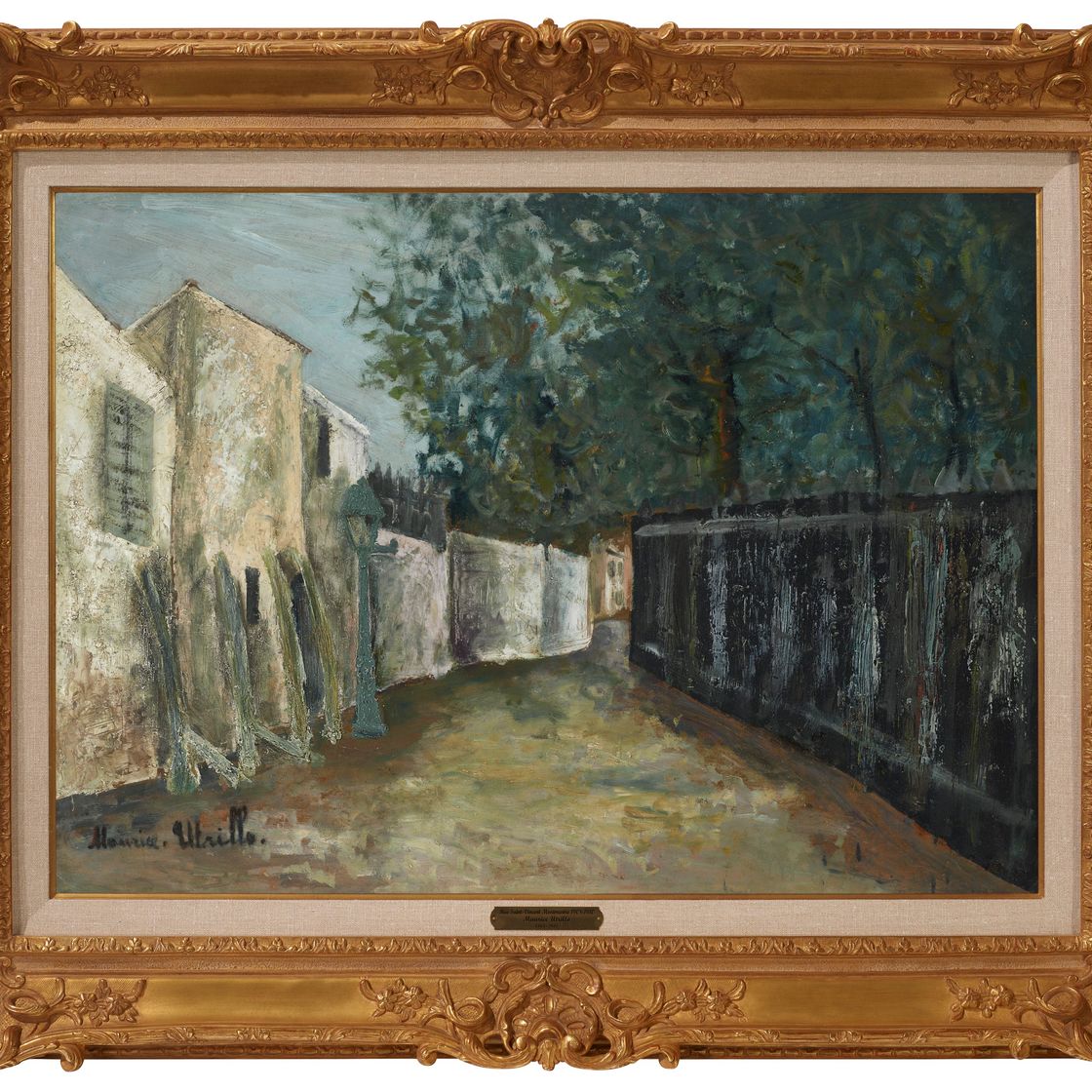 Maurice Utrillo — Улица Сен-Венсан, Монмартр, изображение 2