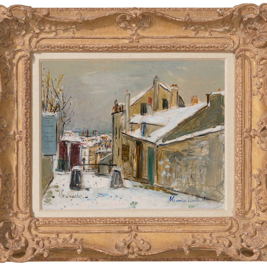 Maurice Utrillo — Дом Мими Пинсон на Монмартре, совсем рядом, изображение 3