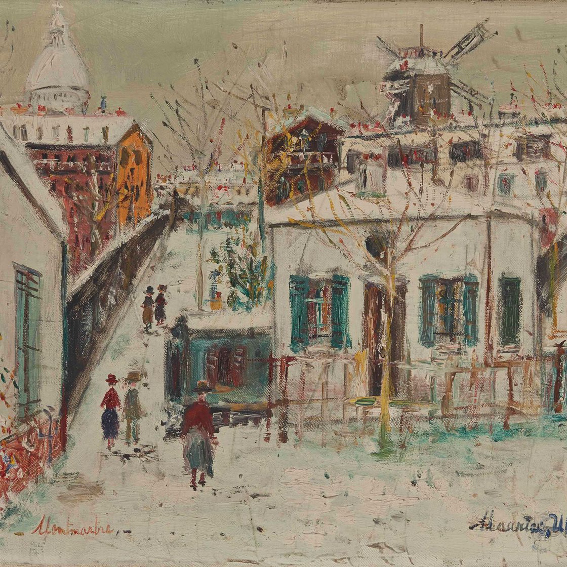 Maurice Utrillo — Маки на Монмартре