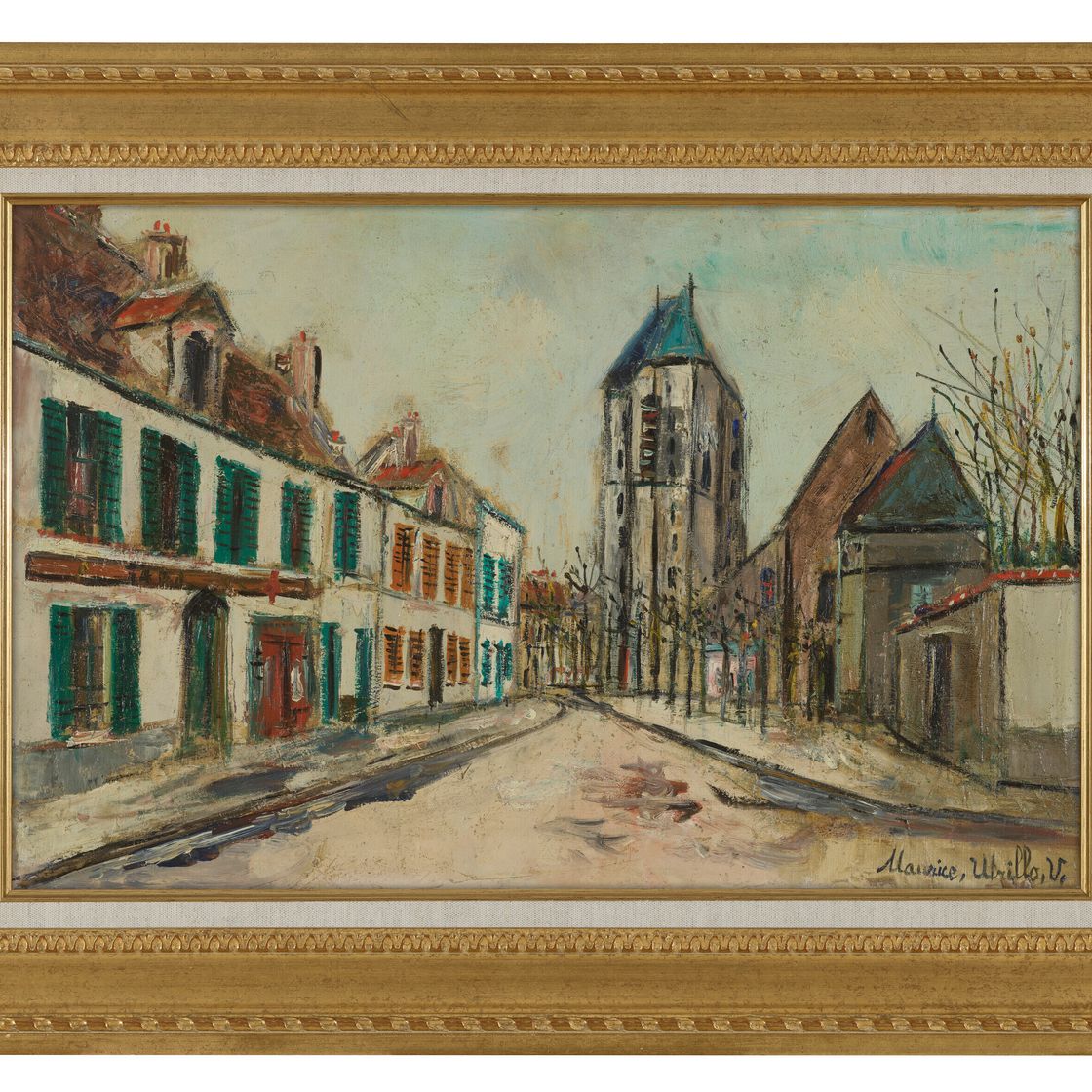 Maurice Utrillo — Деревенская улица, изображение 2