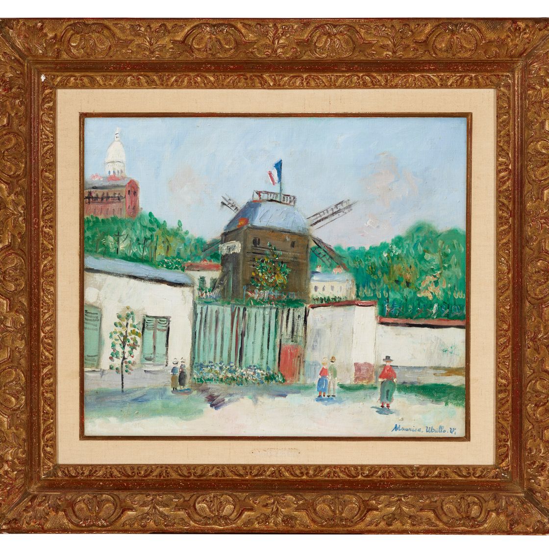 Maurice Utrillo — Мулен-де-ла-Галетт, Монмартр, изображение 3