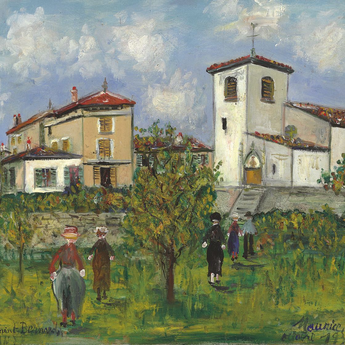 Maurice Utrillo — Эглиз де Сен-Бернар (Айн)
