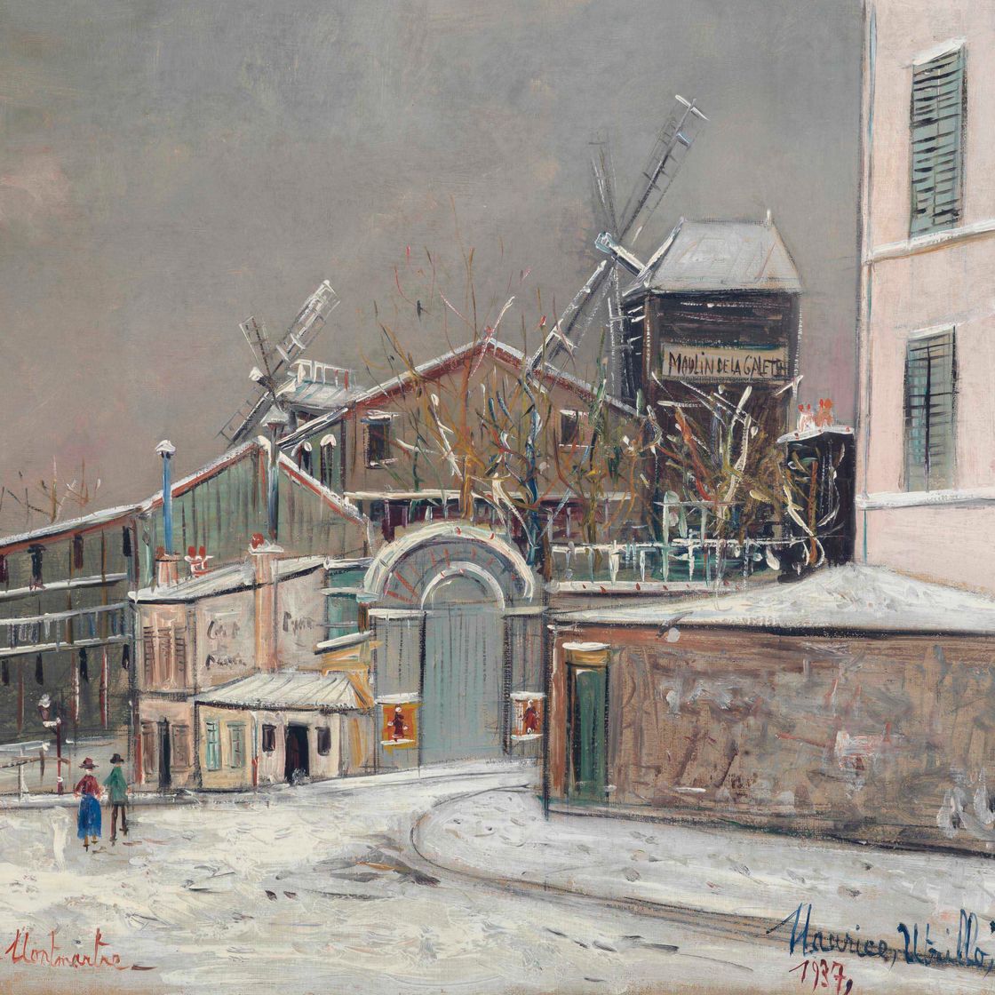 Maurice Utrillo — Мулен-де-ла-Галетт, Монмартр