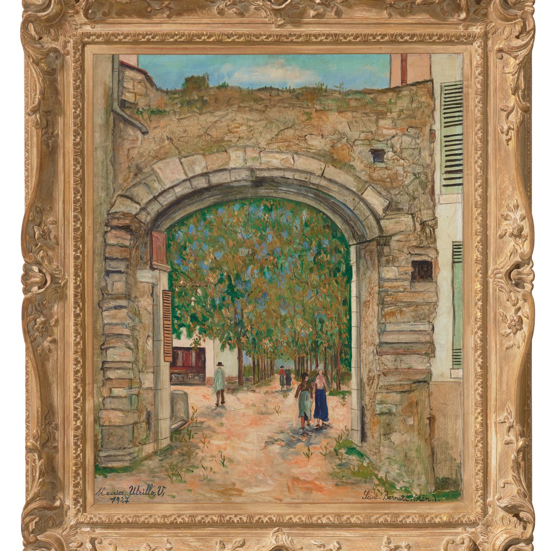 Maurice Utrillo — Старое крыльцо Сен-Бернара, изображение 2