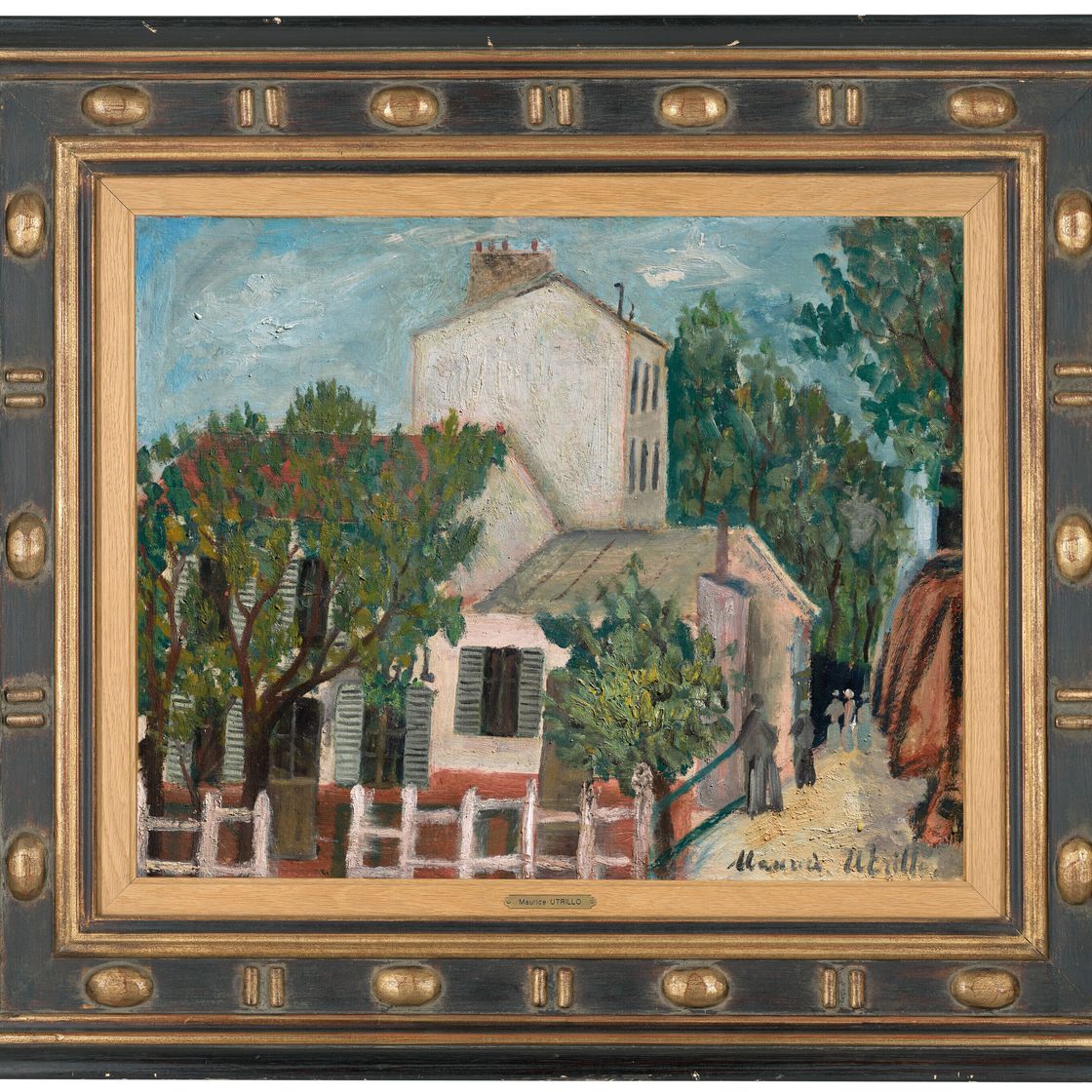 Maurice Utrillo — Ловкий Лапин на Монмартре, изображение 4