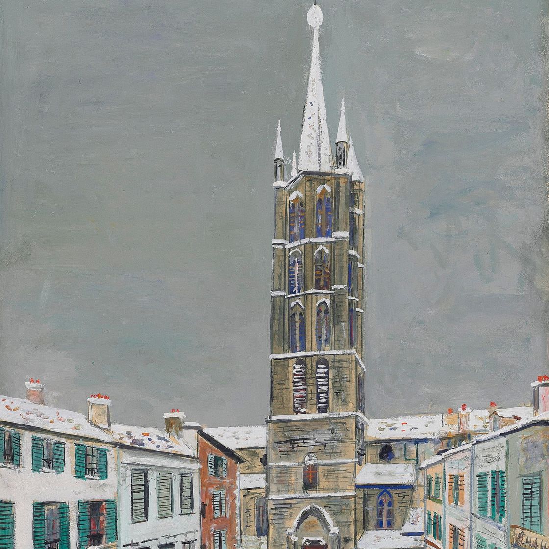 Maurice Utrillo — Эглиз Сен-Мишель, Лимож (Верхняя Вена)