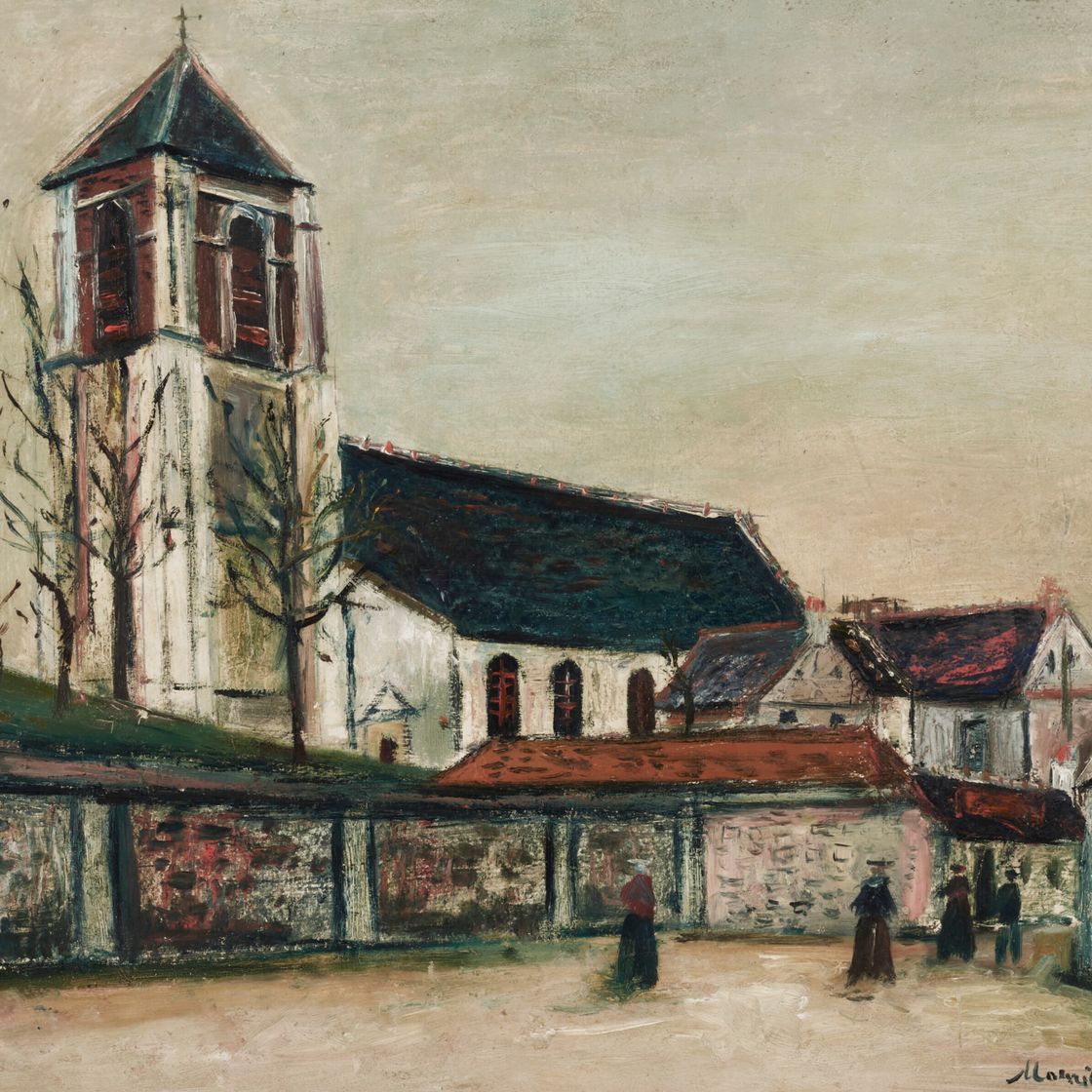Maurice Utrillo — Эглиз де Мирамон (Сомма), изображение 1