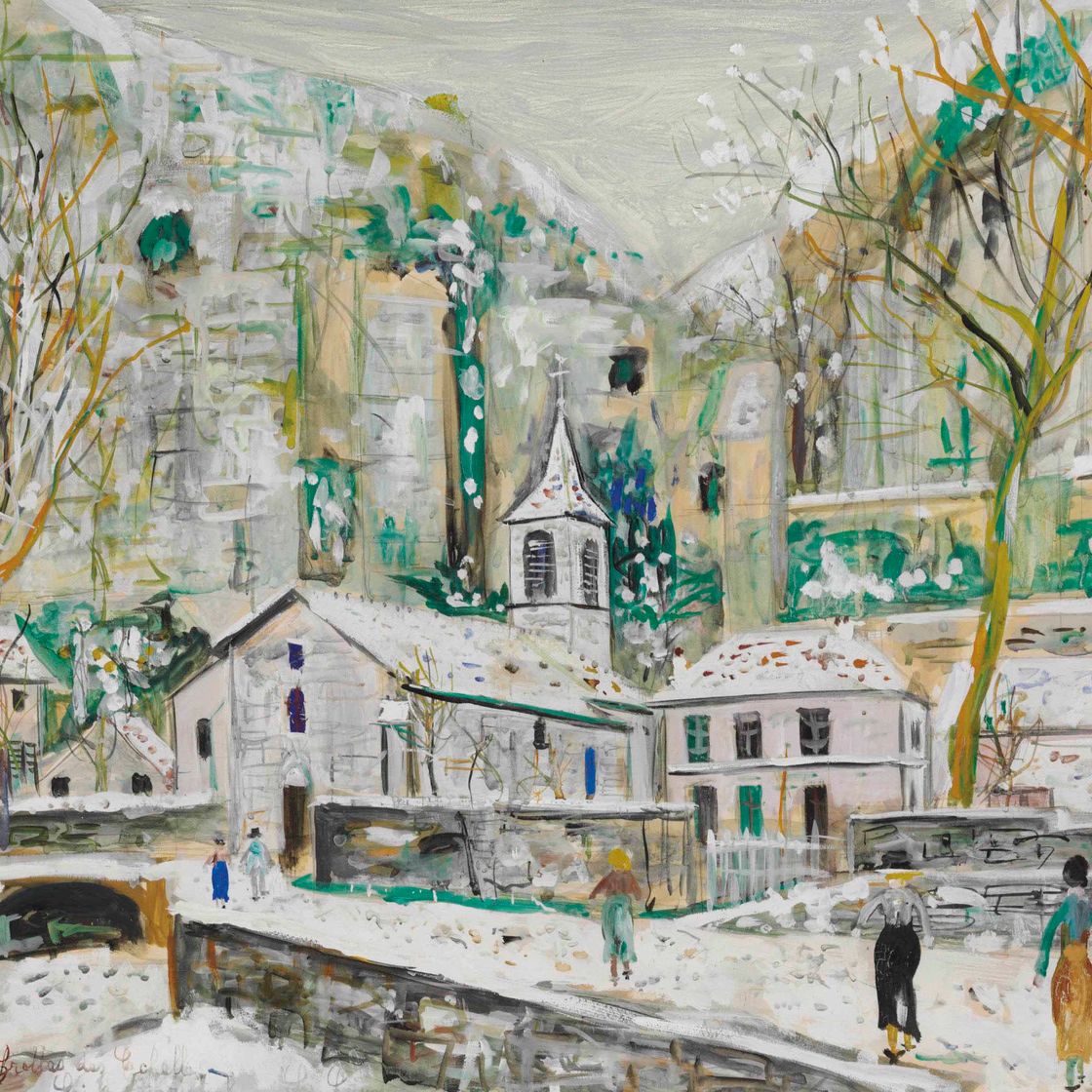 Maurice Utrillo — Туннель и гроты эшелонов в Савойе