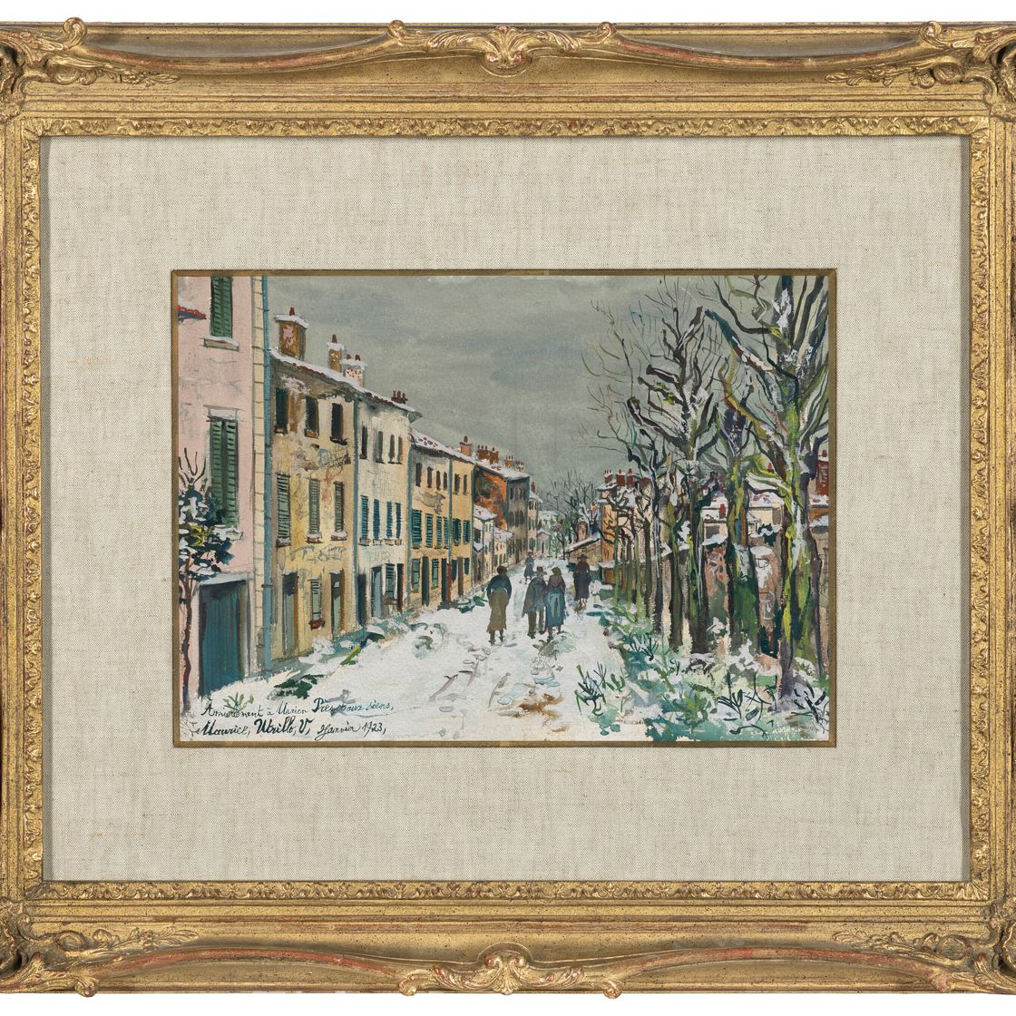Maurice Utrillo — Улица су-ла-неж, изображение 2