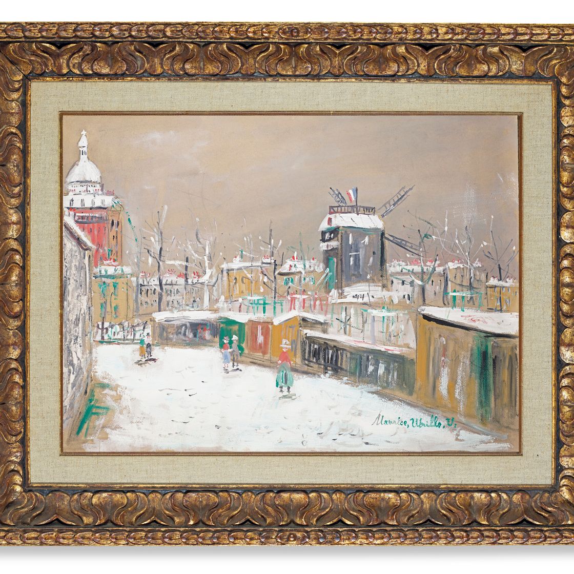 Maurice Utrillo — Мулен-де-ла-Галетт у самой границы, изображение 4