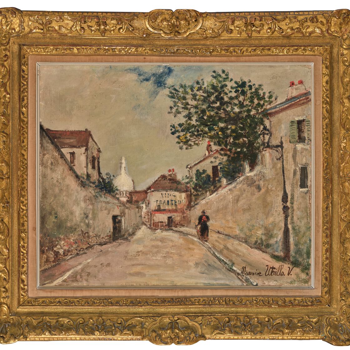 Maurice Utrillo — Улица Норвин на Монмартре, изображение 4
