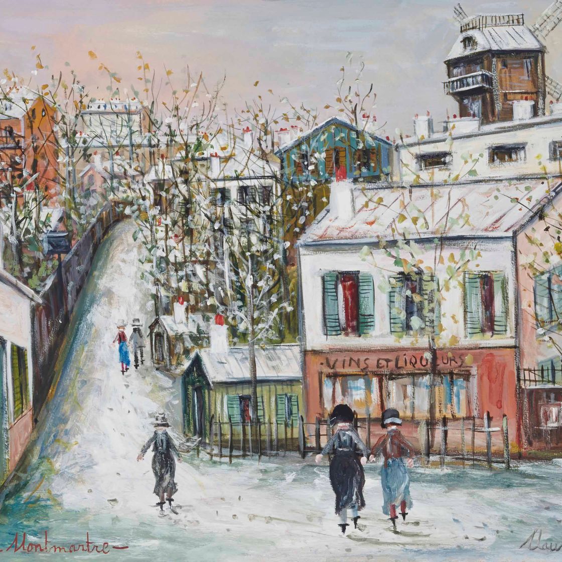 Maurice Utrillo — Маки на Монмартре