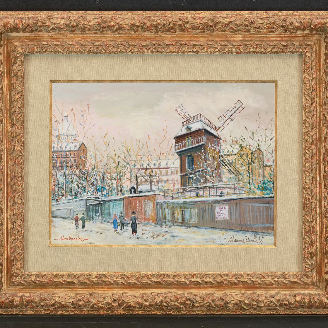 Maurice Utrillo — Мулен-де-ла-Галетт у самой границы, изображение 2