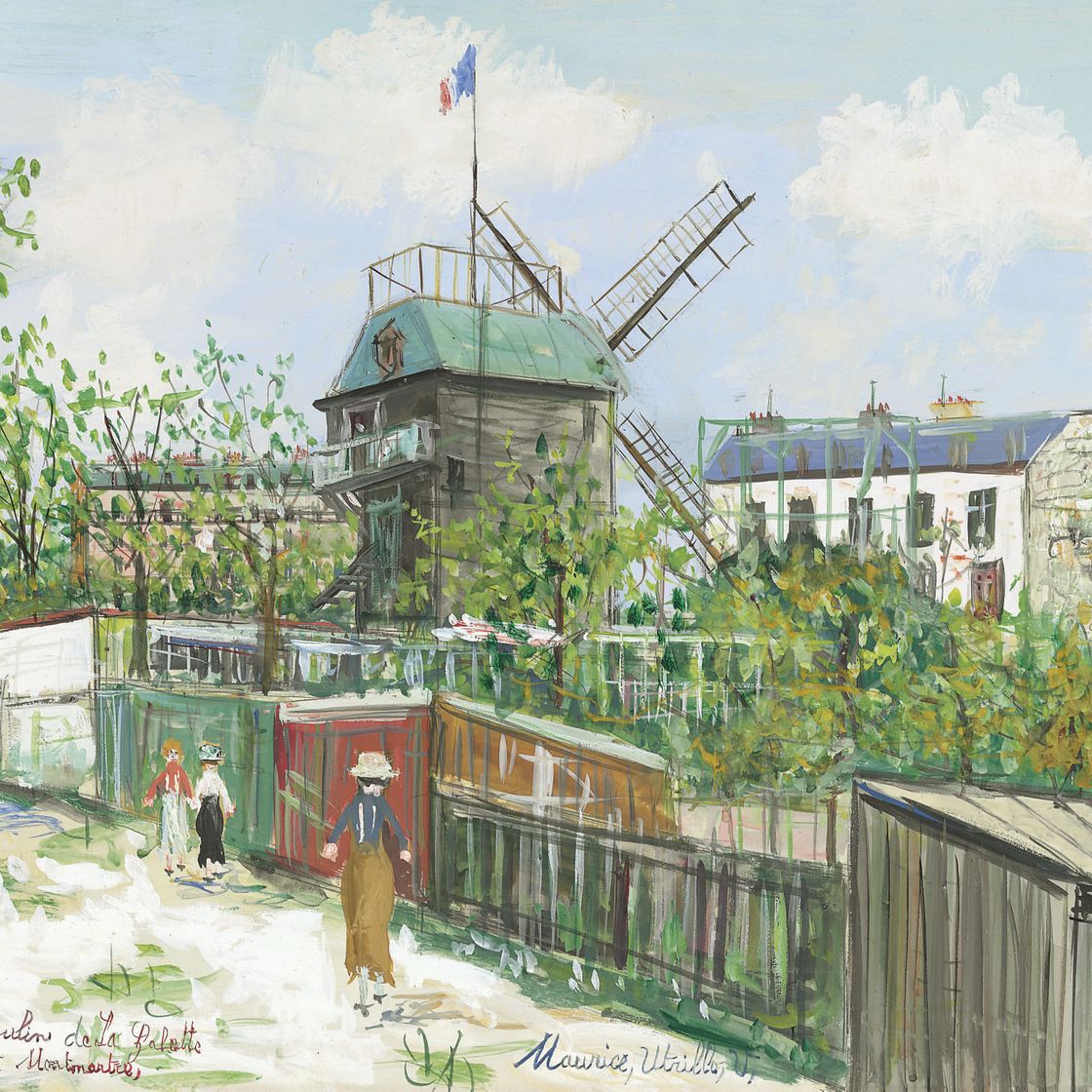 Maurice Utrillo — Мулен-де-ла-Галетт на Монмартре